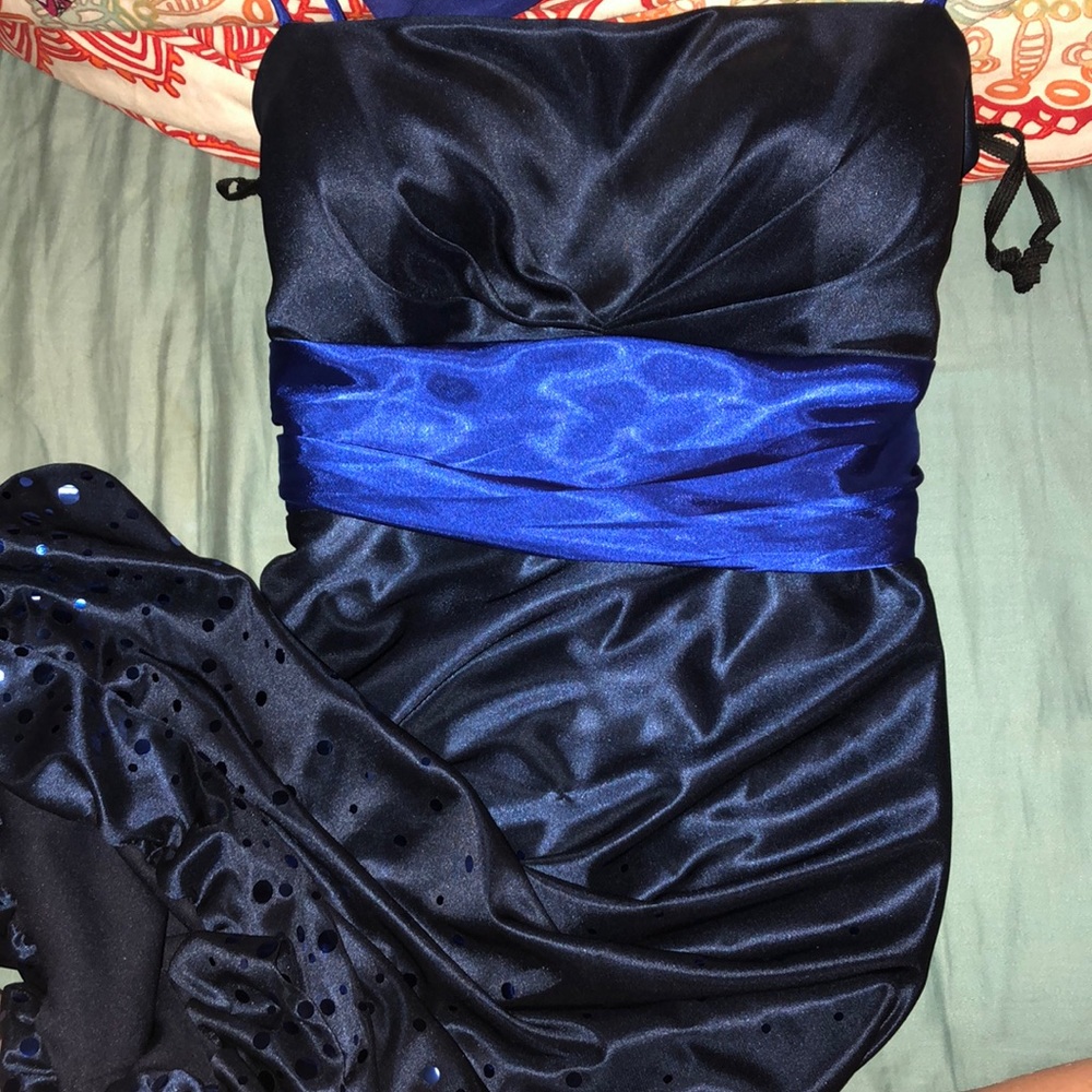 Navy blue homecoming dress